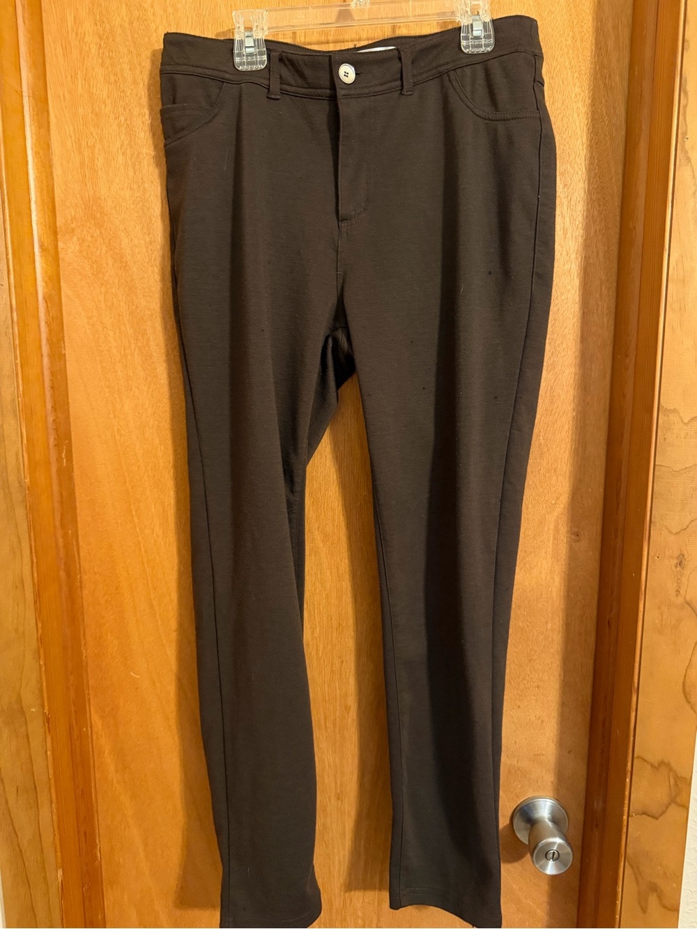WD.NY Women’s Brown Dress Stretch Pants